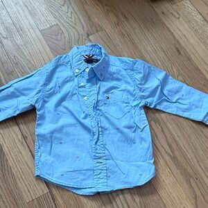 Tommy Hilfiger Kids Blue Button Down Shirt